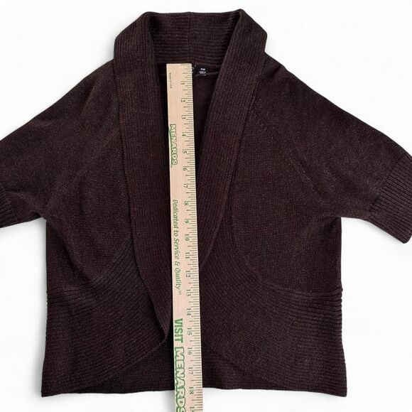 Relativity Crop Women's Brown with gold & sparkles size PM - Picture 6 of 8